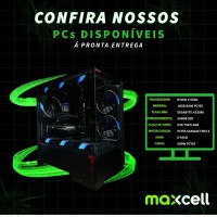 PC GAMER PRETO - RYZEN 5 5500 + GTX 750 Ti 4GB