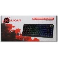 TECLADO MECANICO GAMER KALKAN BLAZEPRO GASKET 75% PRETO KLK00016 - 4327