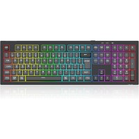 TECLADO MEMBRANA CRUX PRO RGB FULL SIZE 3 MODE K518RGB-PRO-GB - 4889
