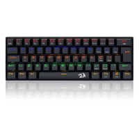 TECLADO GAMER MECANICO LAKSHMI RAINBOW PRETO SWITCH MARROM ABNT2 - 3641