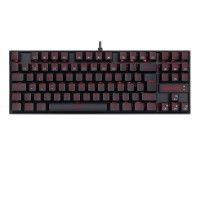Teclado Mecânico Gamer Redragon Kumara Single Color LED Vermelho Switch Azul - K552-2 (PT-BLUE) - 1258