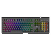 Teclado Membrana Gamer T-Dagger Nova RGB Preto T-TGK110 PT - 3835